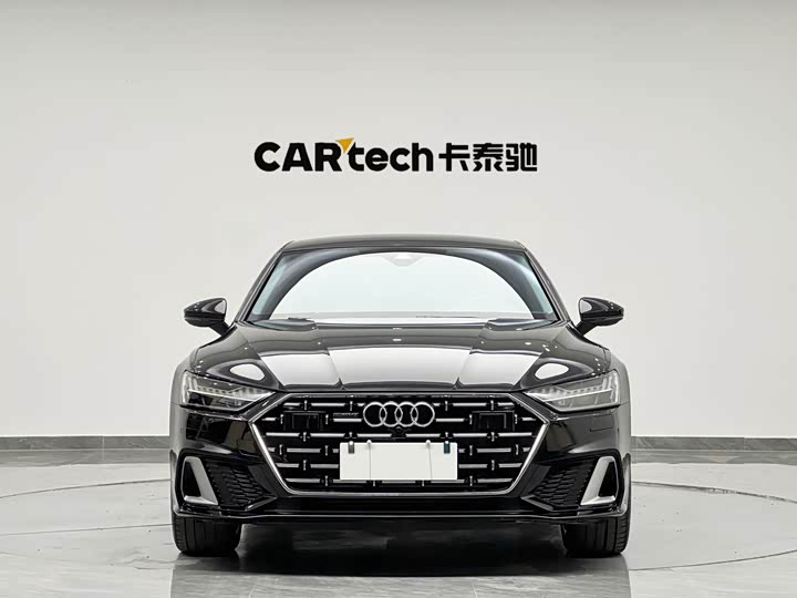Audi A7L 2024 2024款 45TFSI quattro S-line 见远型 曜黑套装