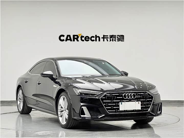 Audi A7L 2024 2024款 45TFSI quattro S-line 见远型 曜黑套装