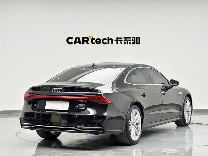 Audi A7L 2024 2024款 45TFSI quattro S-line 见远型 曜黑套装