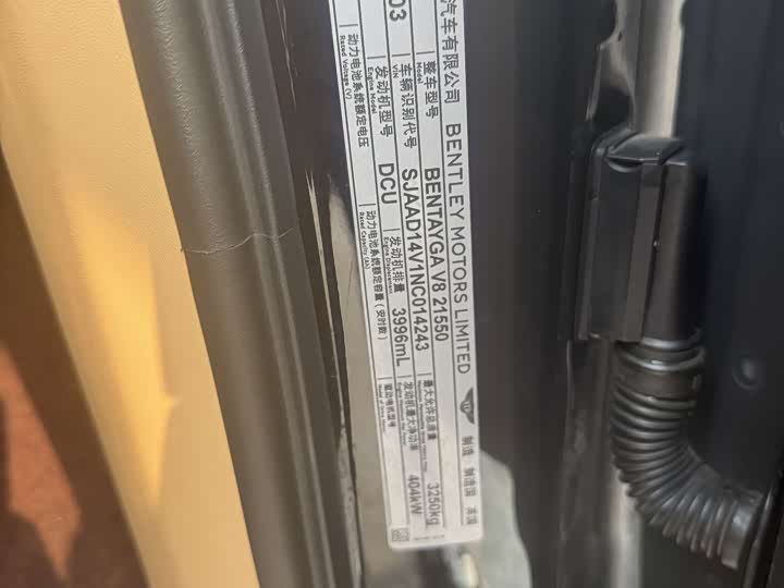 Bentley Bentayga 2024 2024款 4.0T V8