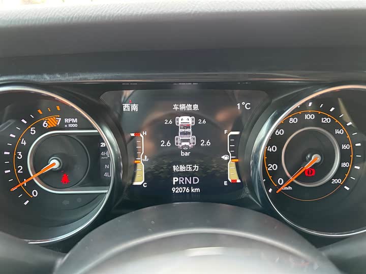 Jeep Wrangler 2022 2022款 2.0T 高地四门版