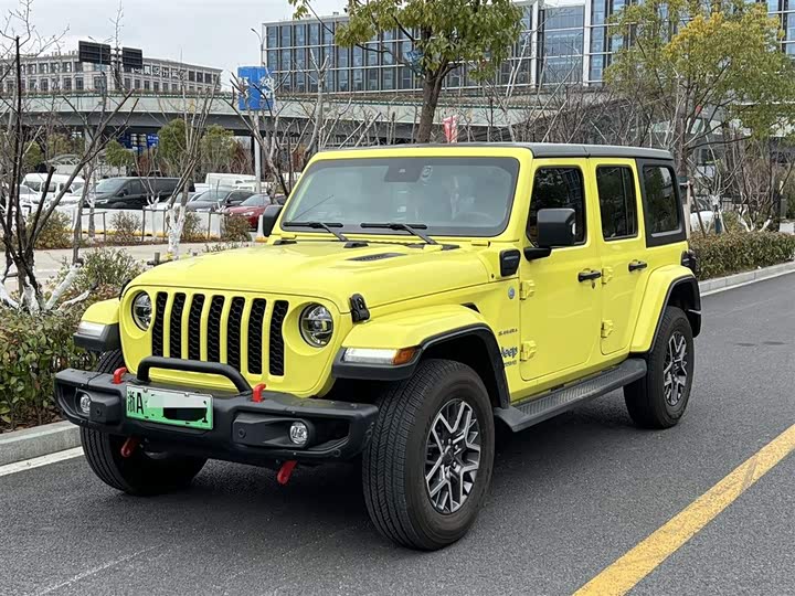 Jeep Wrangler Hybrid 2022 2022款 四门 2.0T 4xe 撒哈拉 萤光黄限量版