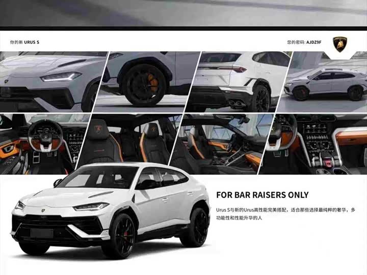 Lamborghini Urus 2023 2023款 4.0T V8 S